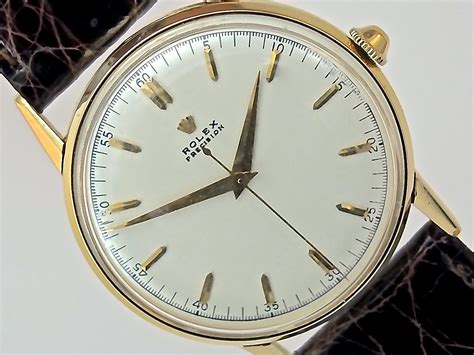 rolex precision gold watch|Rolex gold watch for men.